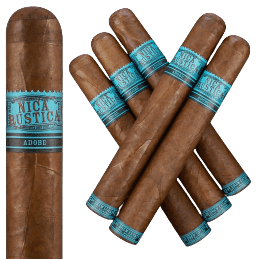 Nica Rustica Adobe by Drew Estate Toro 5-Pack for $21