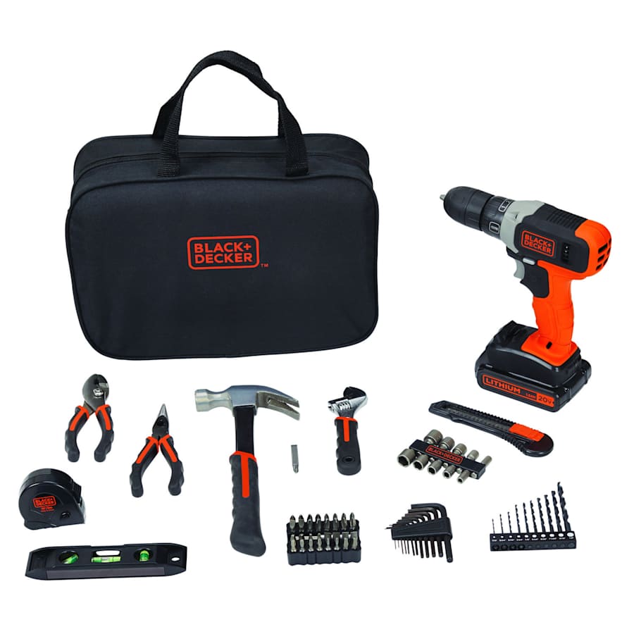 Black + Decker 20V Max 75-Piece Project Kit for $48 Black + Decker 20V Max 75-Piece Project Kit for $48