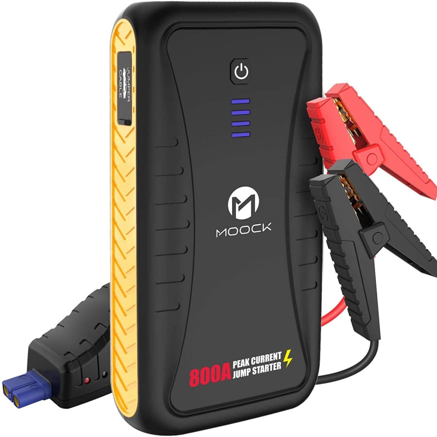 Moock 800A Peak Car Jump Starter/Power Bank for $42