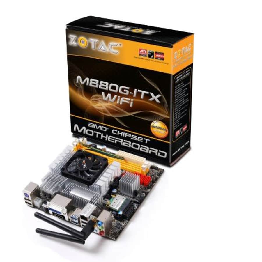 ZOTAC Turion II Neo K625 AMD M880G SATA3&USB3.0 WiFi A&V&GbE Mini ITX Motherboard - M880GITX-A-E for $92