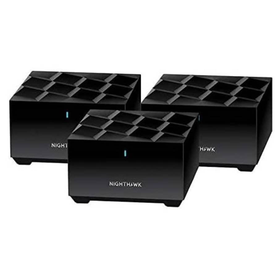 Netgear Nighthawk Whole Home Mesh WiFi 6 System 3-Pack for $150