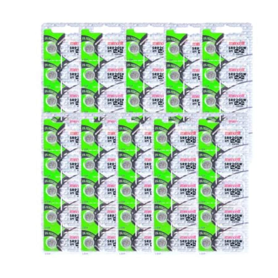 Maxell 371 Watch and Calculator Batteries x 50 for $10 Maxell 371 Watch and Calculator Batteries x 50 for $10