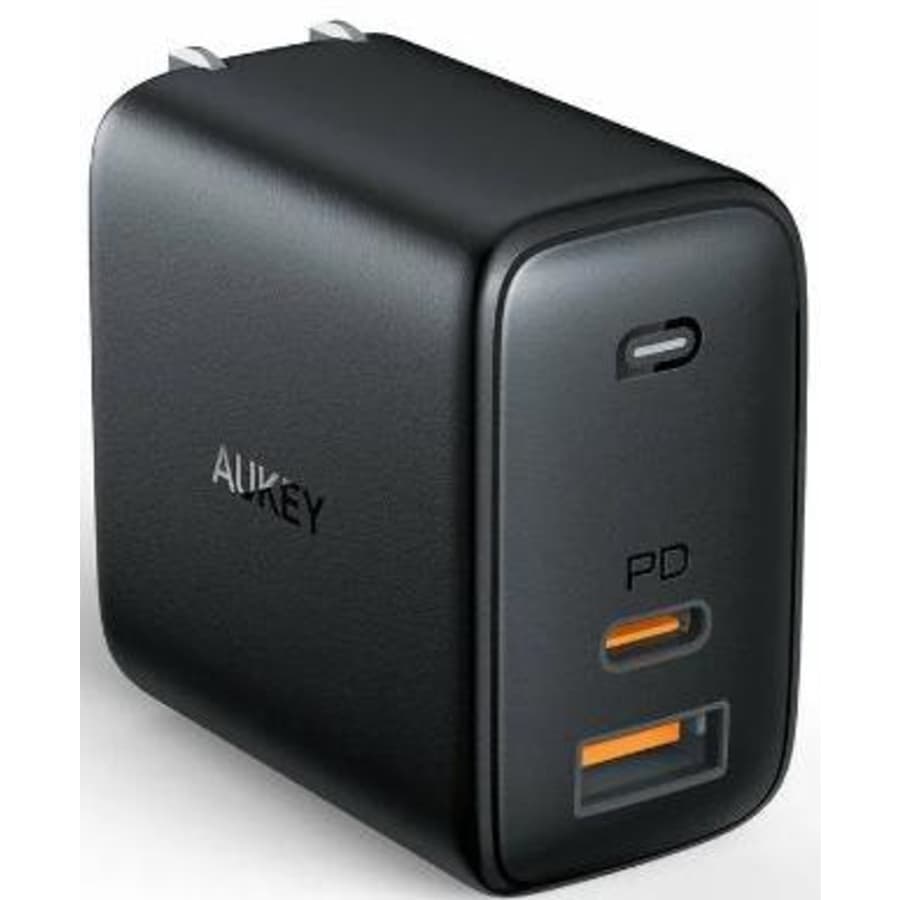 Aukey Omnia Mix 65W GaN USB-C / USB-A Power Adapter for $10 Aukey Omnia Mix 65W GaN USB-C / USB-A Power Adapter for $10