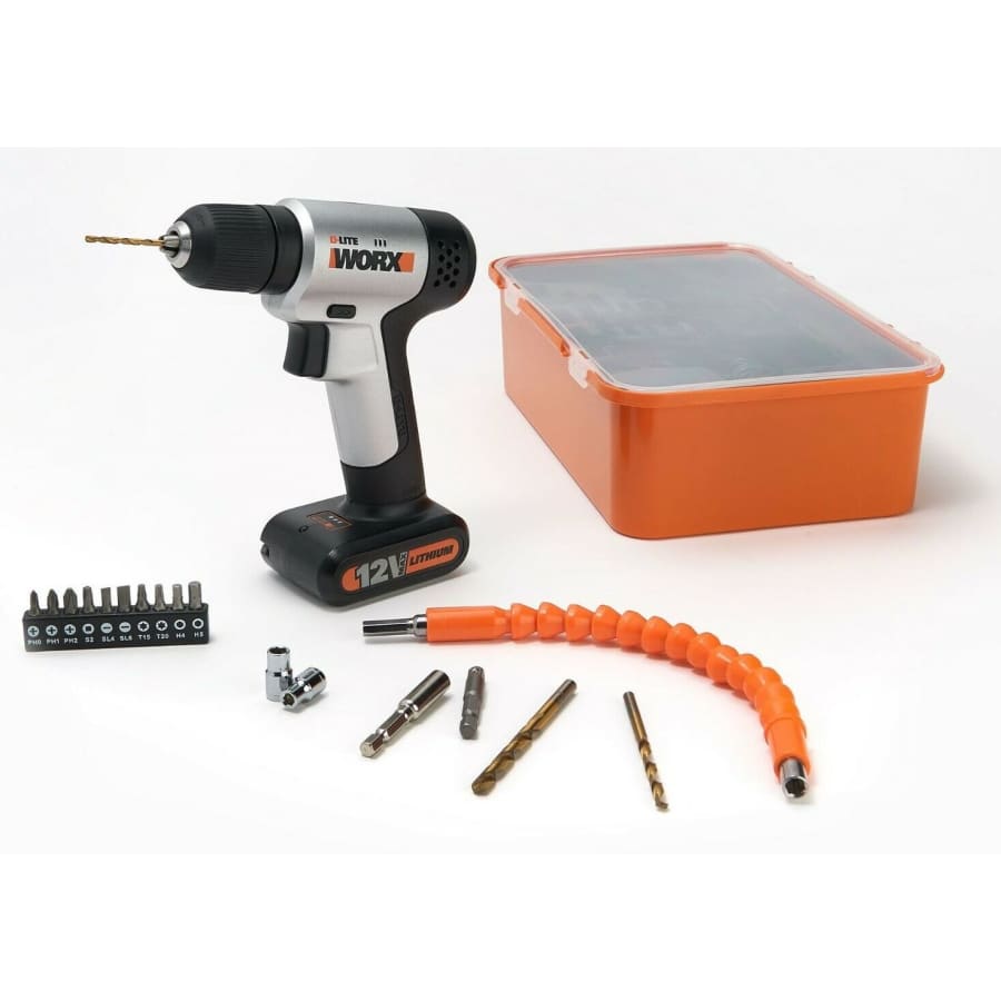 Worx D-Lite 12V 2-in-1 Dual Function Drill & Driver w/ Boxed Project Kit for $17 Worx D-Lite 12V 2-in-1 Dual Function Drill & Driver w/ Boxed Project Kit for $17