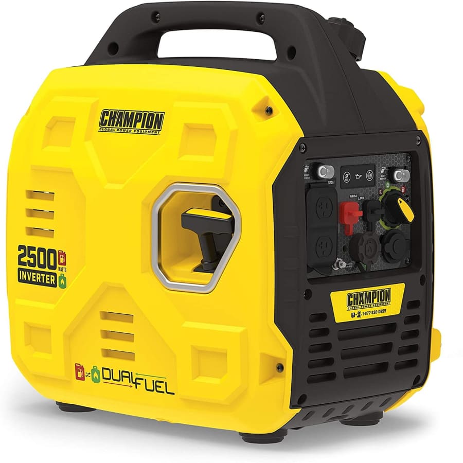Champion Power Equipment 2,500W Dual Fuel Portable Inverter Generator for $1,054