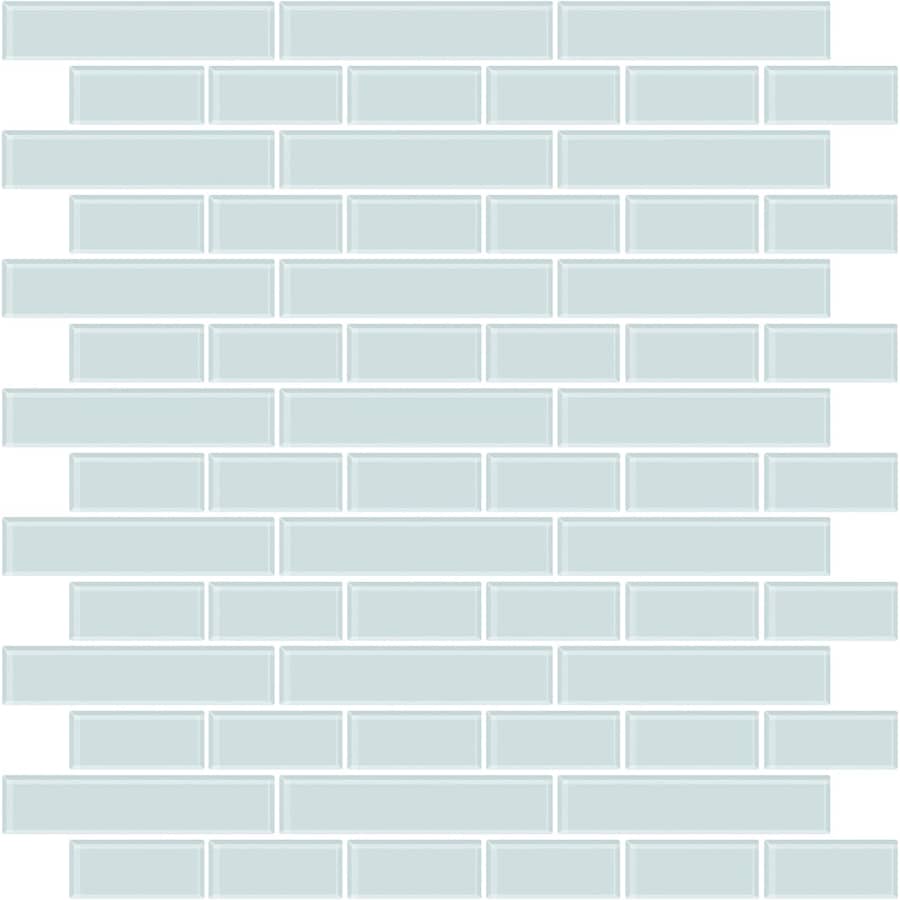 In Home Sea Glass Peel & Stick Backsplash Tiles for $13