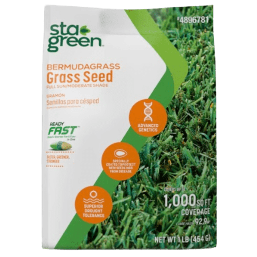 Sta-Green Ready Fast 1-lb Bermuda Grass Seed for $8 Sta-Green Ready Fast 1-lb Bermuda Grass Seed for $8