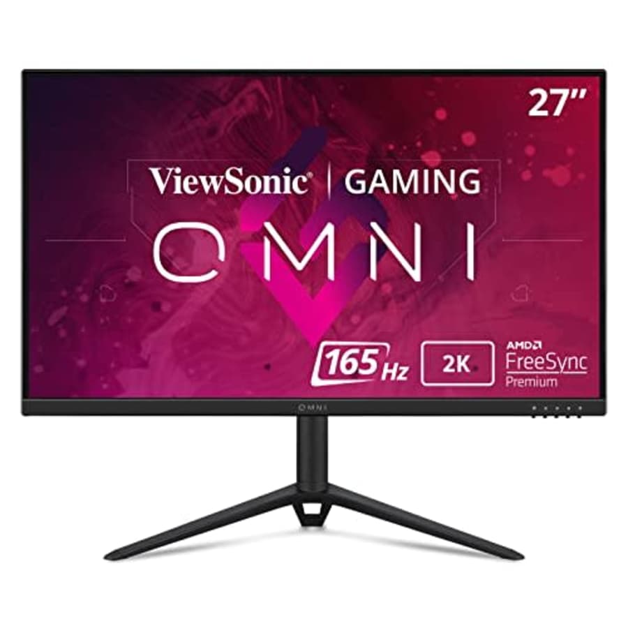 ViewSonic Omni VX2728J-2K 27 Inch Gaming Monitor 1440p 165hz 0.5ms IPS w/FreeSync Premium, Advanced for $180