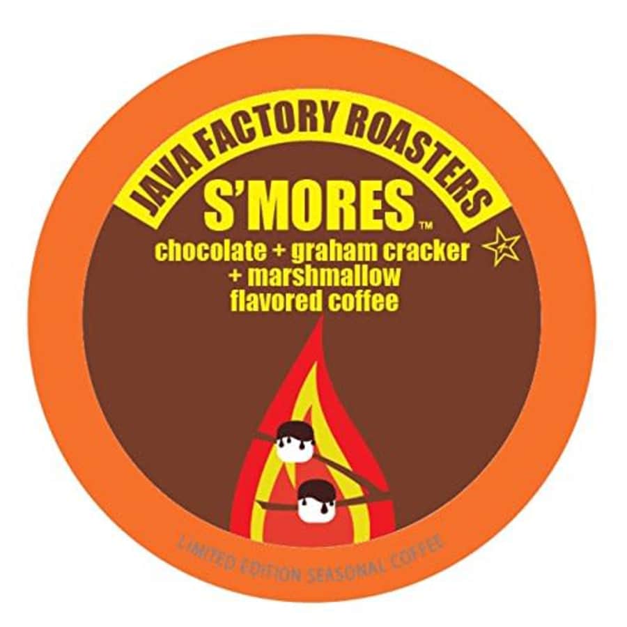 Java Factory Coffee Pods Chocolate, Graham Cracker and Marshmallow Flavored Coffee for Keurig K-Cup for $21