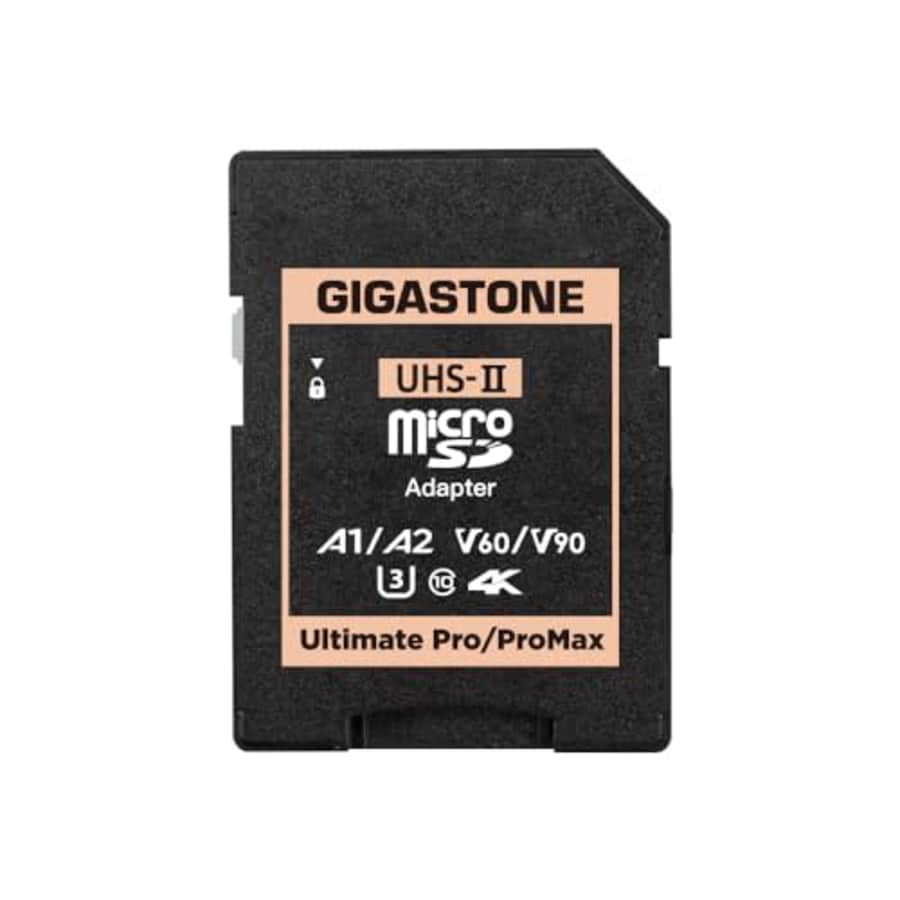 GIGASTONE UHS-II MicroSD to UHS-II SD Memory Card Adapter, Camera Ultimate UHS-II Adapter for $7 GIGASTONE UHS-II MicroSD to UHS-II SD Memory Card Adapter, Camera Ultimate UHS-II Adapter for $7