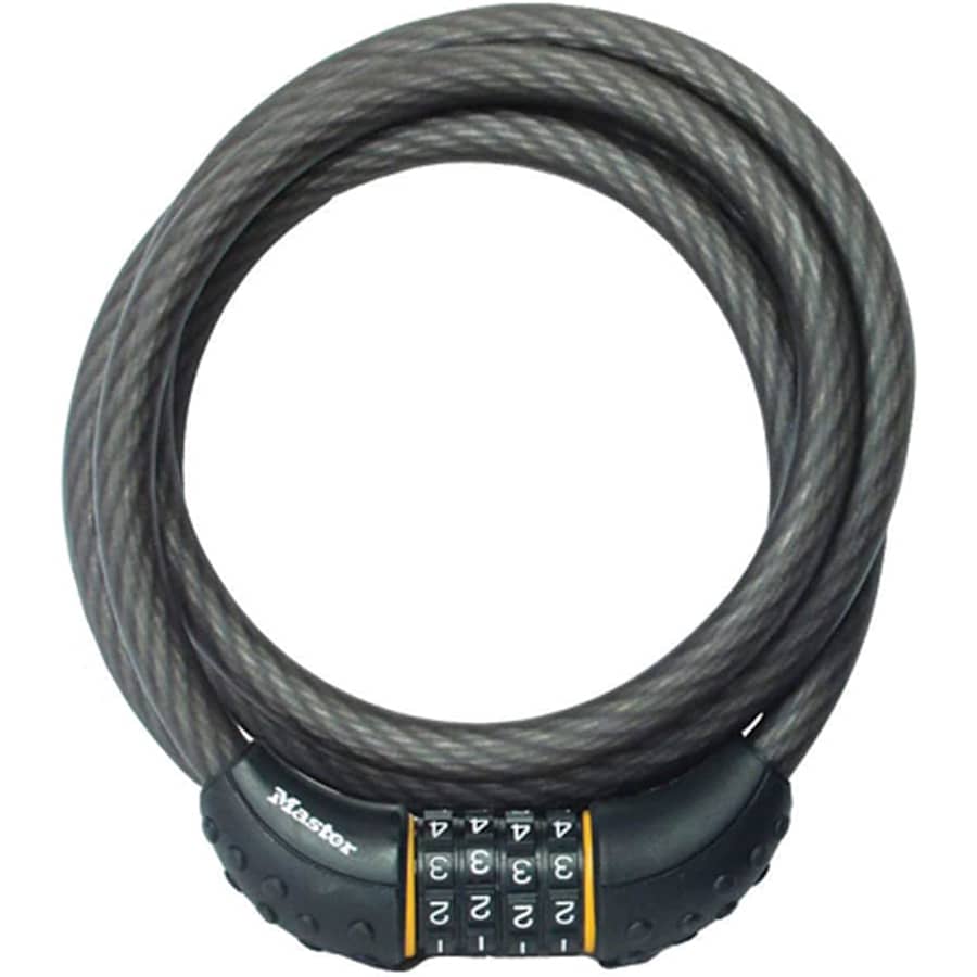 Master Lock 6-ft. Combination Bike Lock for $13 Master Lock 6-ft. Combination Bike Lock for $13
