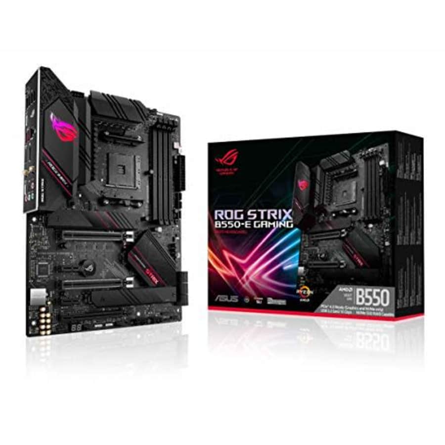 ASUS ROG Strix B550-E Gaming AMD AM4 3rd Gen Ryzen ATX Gaming Motherboard-PCIe 4.0, NVIDIA SLI, for $405 ASUS ROG Strix B550-E Gaming AMD AM4 3rd Gen Ryzen ATX Gaming Motherboard-PCIe 4.0, NVIDIA SLI, for $405