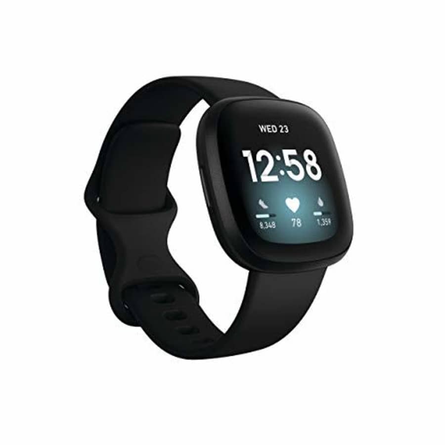 Fitbit Versa 3 Health & Fitness Smartwatch with GPS, Alexa Built-in, 24/7 Heart Rate, Alexa for $178
