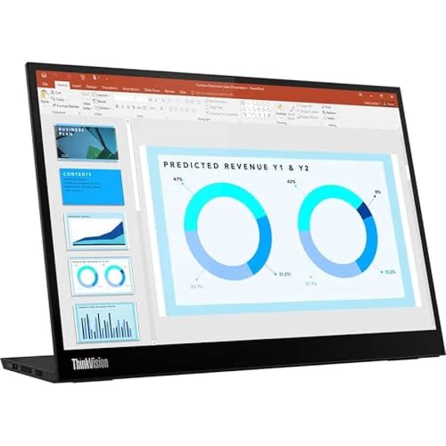 Lenovo ThinkVision M14d 14" Class LCD Monitor - 16:10 - Raven Black for $240