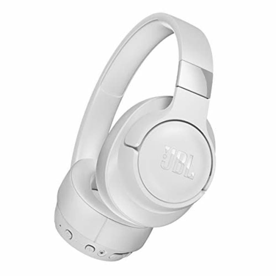 JBL TUNE 750BTNC - Wireless Over-Ear Headphones with Noise Cancellation - White for $100