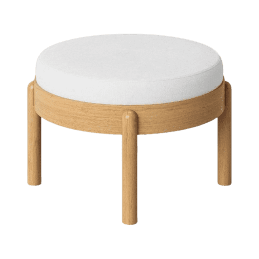 Threshold Modern Scandinavian Upholstered Ottoman for $26