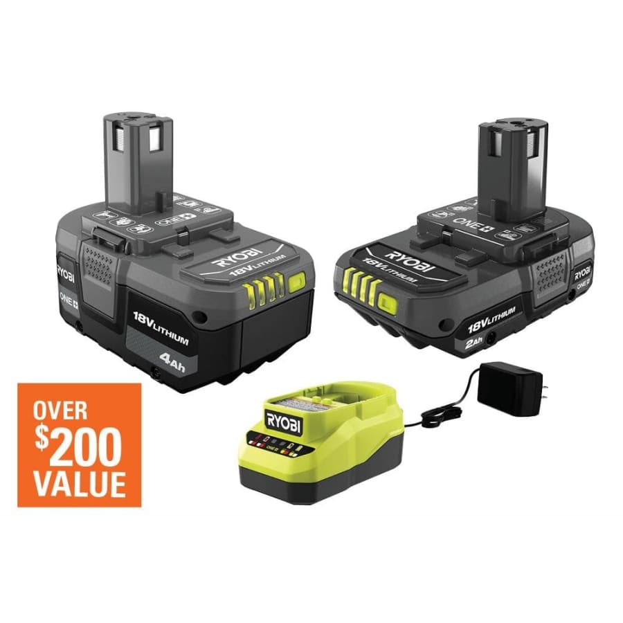 Ryobi 18V ONE+ 2-Battery Starter Pack for $99 w/ free tool worth up to $99