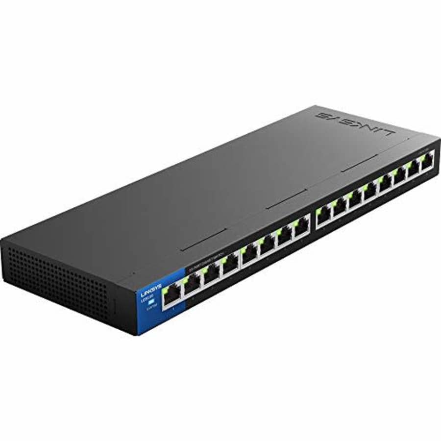 Linksys LGS116 16-port unmanaged gigabit desktop switch for $74 Linksys LGS116 16-port unmanaged gigabit desktop switch for $74