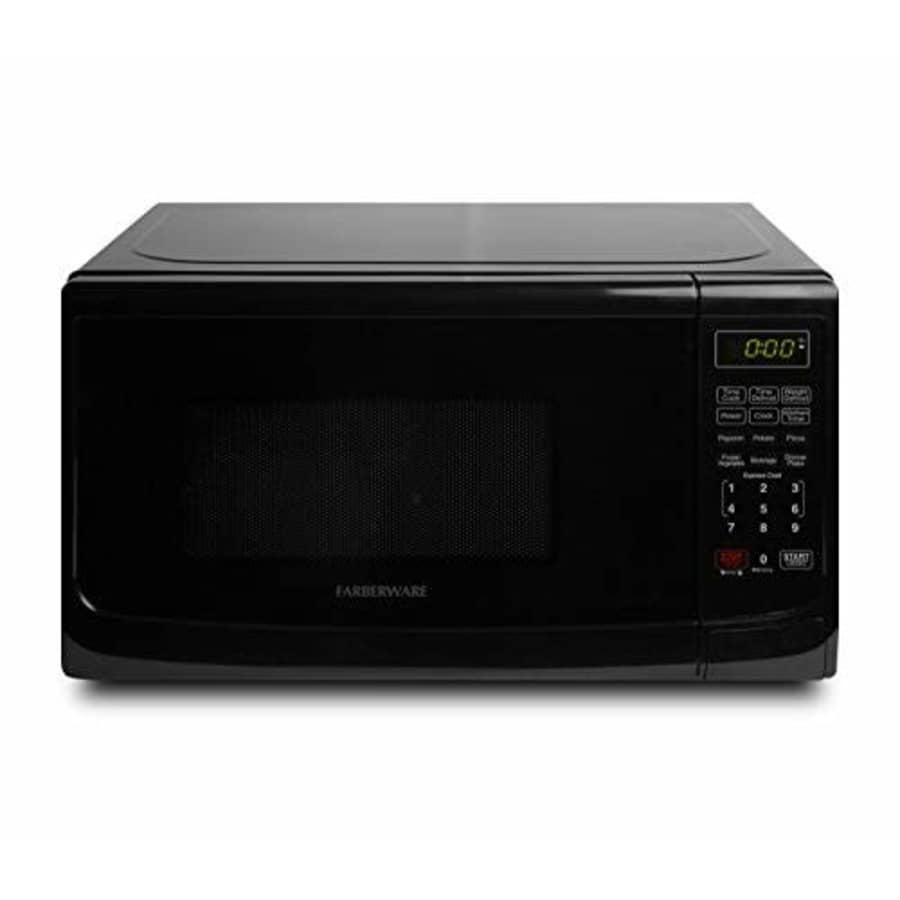 Farberware Classic FMO07ABTBKA 0.7 Cu. Ft. 700-Watt Microwave Oven with LED Lighting, Black for $70 Farberware Classic FMO07ABTBKA 0.7 Cu. Ft. 700-Watt Microwave Oven with LED Lighting, Black for $70