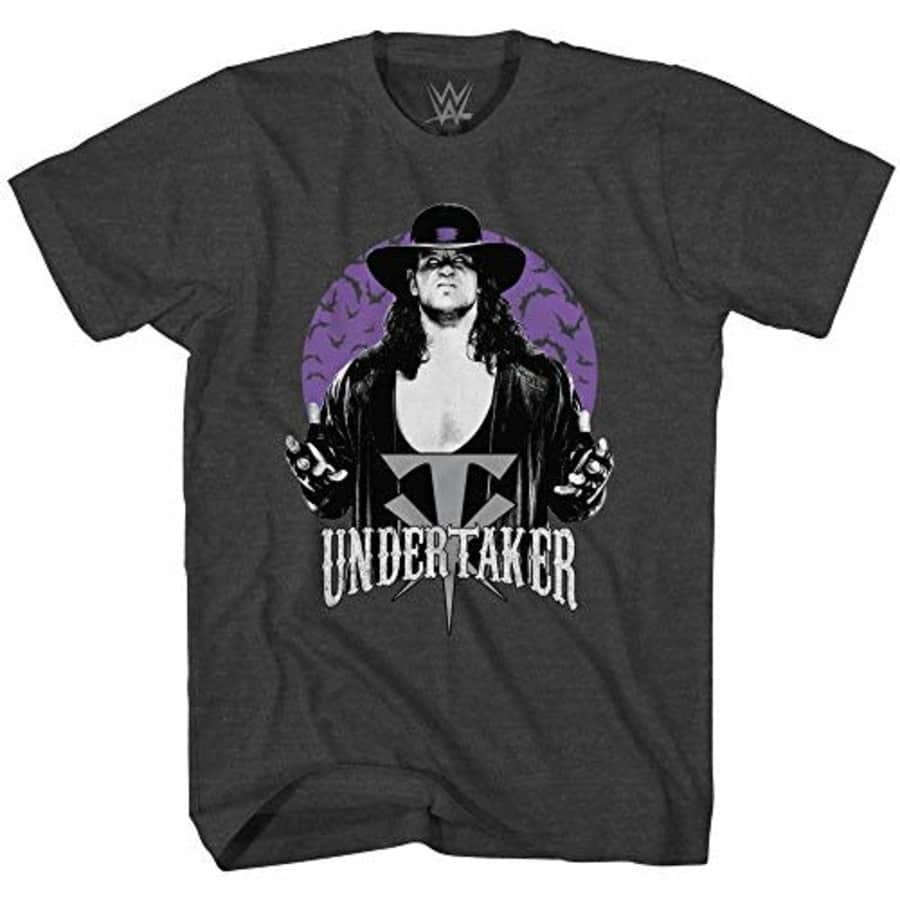 WWE Men's Superstar Wrestlers Stone Cold Steve Austin The Rock Hulk Undertaker T-Shirt, Charcoal for $17 WWE Men's Superstar Wrestlers Stone Cold Steve Austin The Rock Hulk Undertaker T-Shirt, Charcoal for $17
