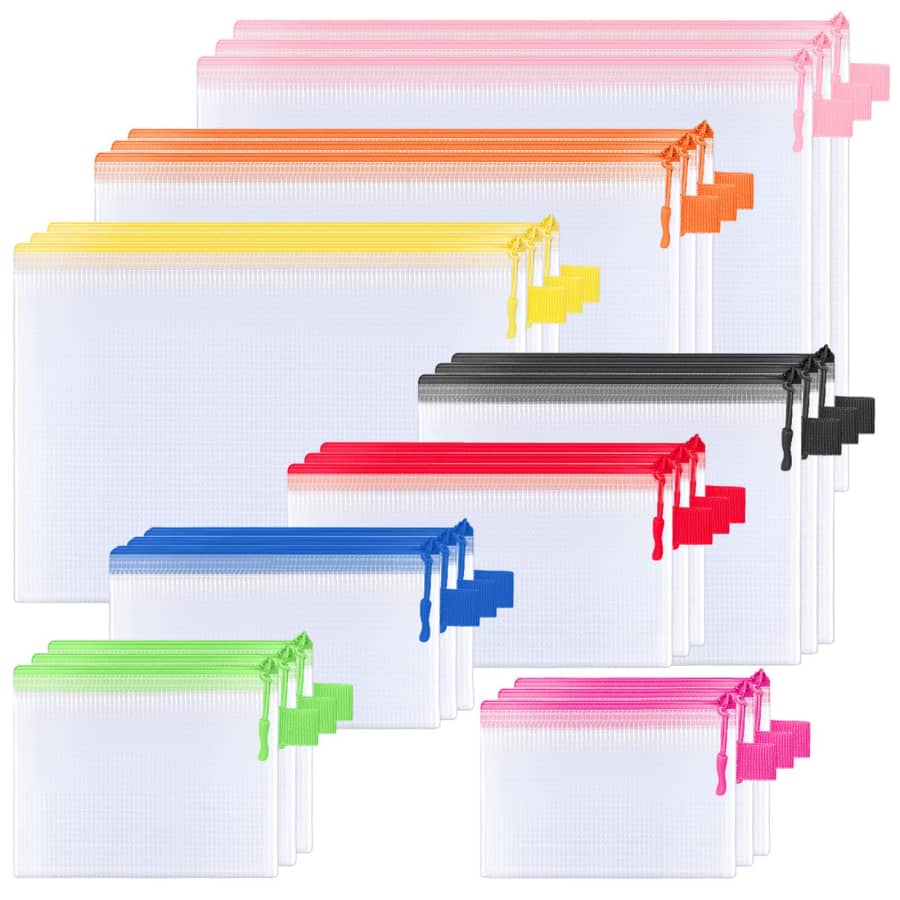 Baleine Mesh Zipper Pouch 24-Pack: $10.49