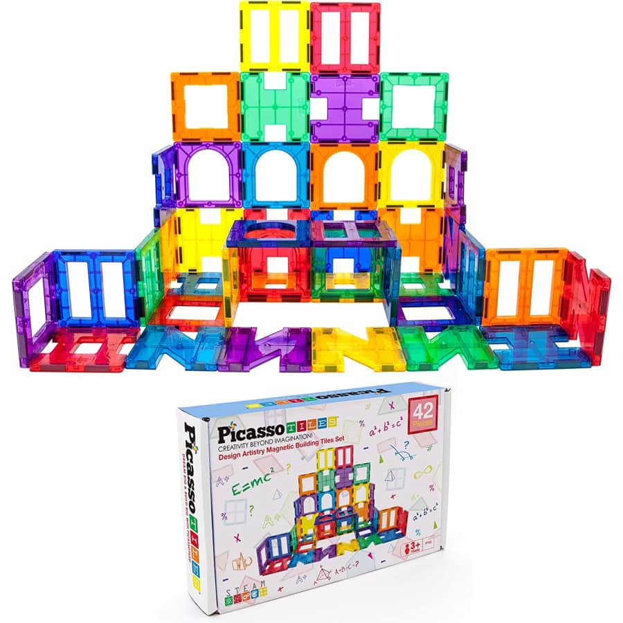 PicassoTiles 42-Piece Artistry Building Set for $25