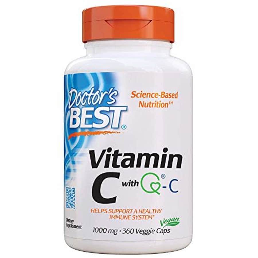Doctor's Best Vitamin C with Quali-C 1000 mg, Healthy Immune System, 360 Count (Pack of 1) for $36 Doctor's Best Vitamin C with Quali-C 1000 mg, Healthy Immune System, 360 Count (Pack of 1) for $36