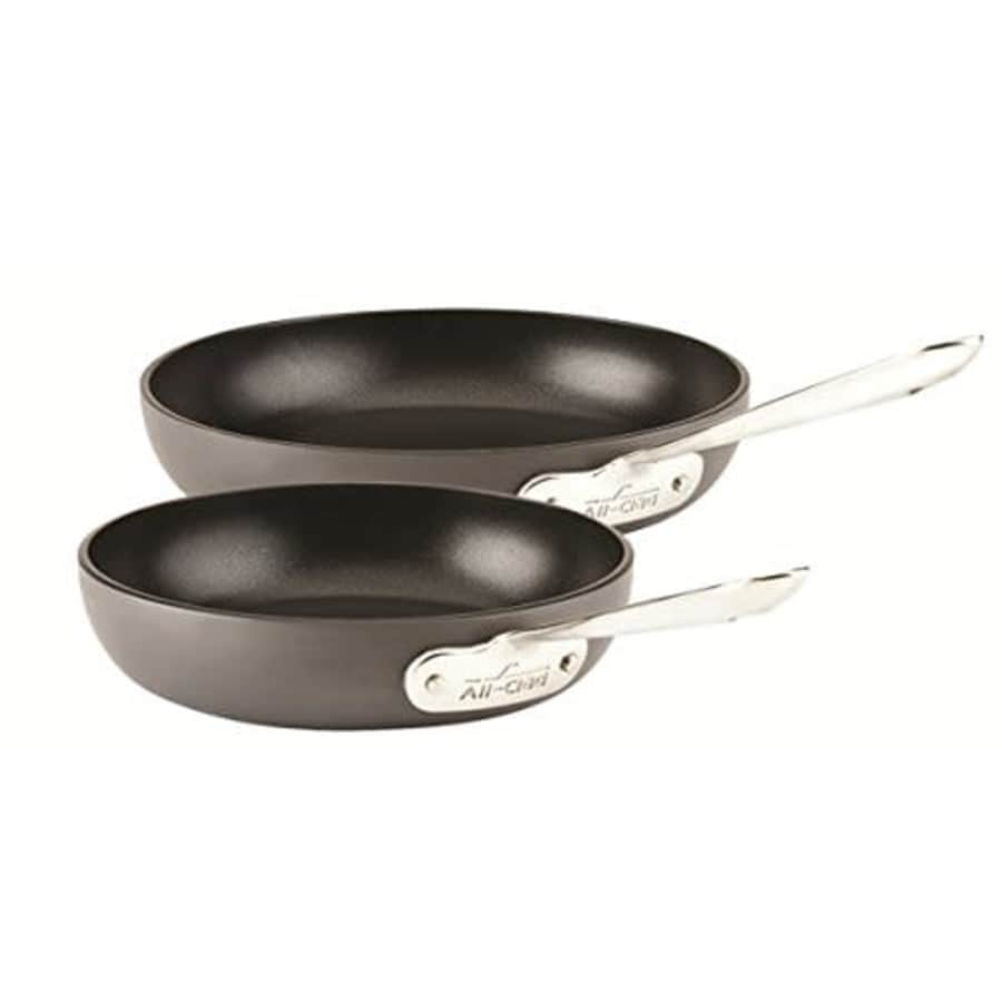 All-Clad E785S264/E785S263 HA1 Hard Anodized Nonstick Dishwasher Safe PFOA Free 8 and 10-Inch Fry for $60