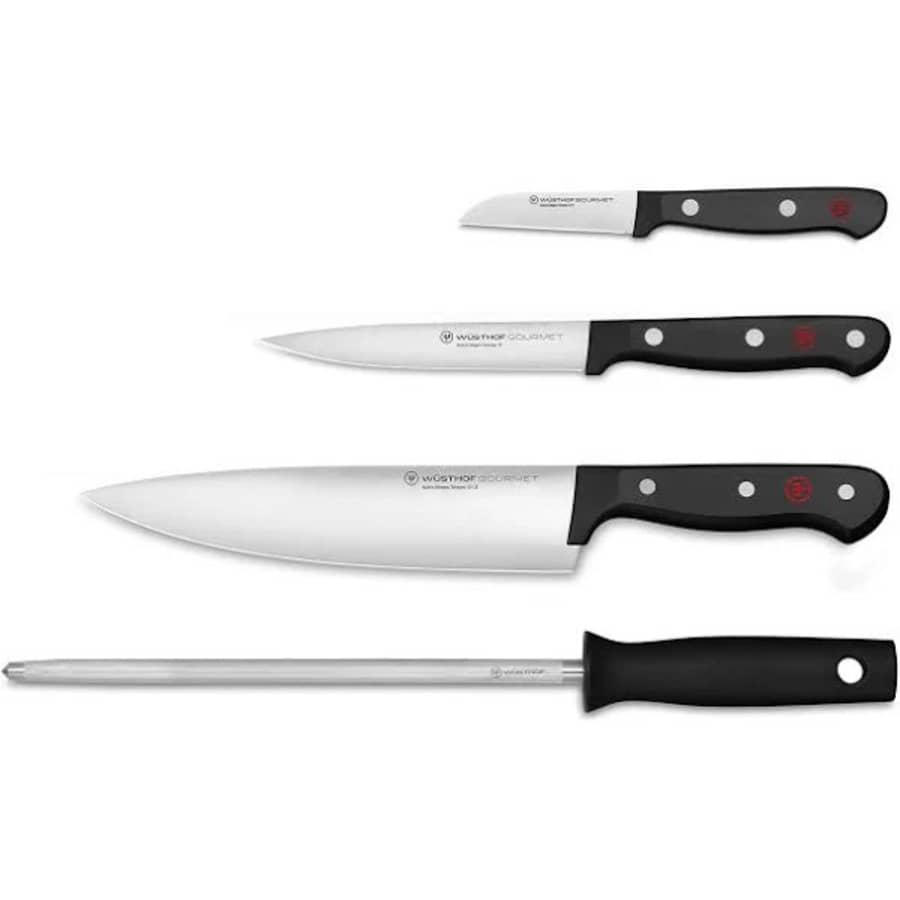 Wusthof Gourmet 4-Piece Chef's Knife Set for $100 Wusthof Gourmet 4-Piece Chef's Knife Set for $100