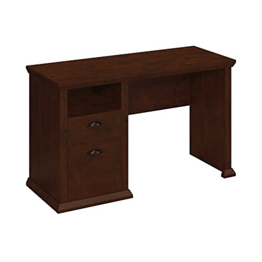 Bush Furniture Yorktown Home Office Desk in Antique Cherry, for $217