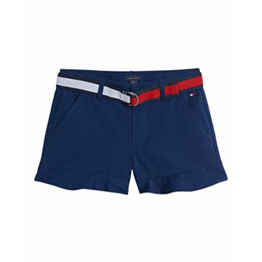Tommy Hilfiger Girls' Twill Shorts, Flag Blue, 14 for $18 Tommy Hilfiger Girls' Twill Shorts, Flag Blue, 14 for $18