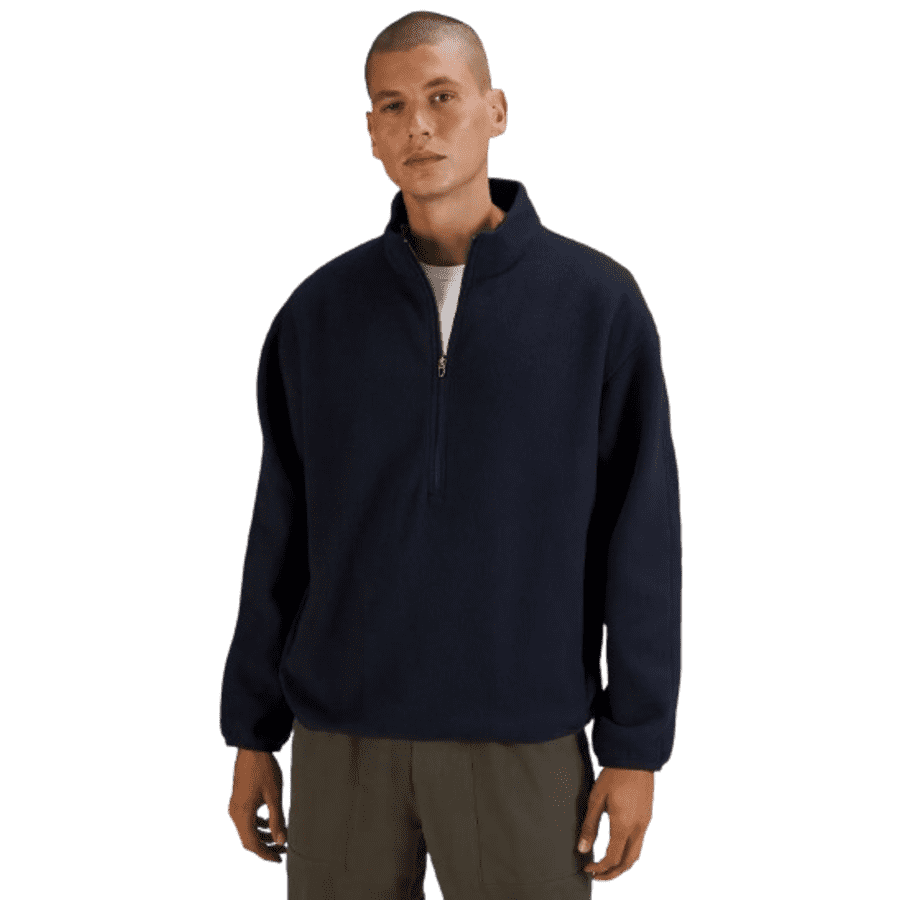 lululemon Men's Oversized Half-Zip Fleece (L sizes) for $54