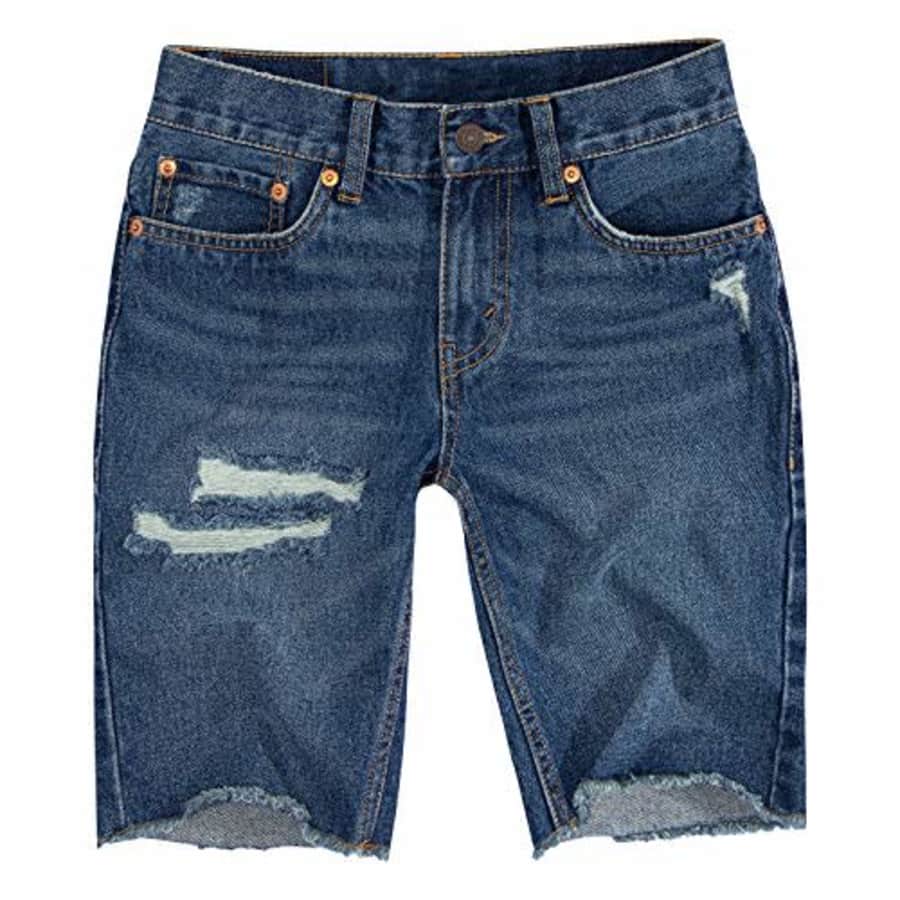 Levi's Boys' Big 511 Slim Fit Denim Shorts, Meadowlands, 16 for $23