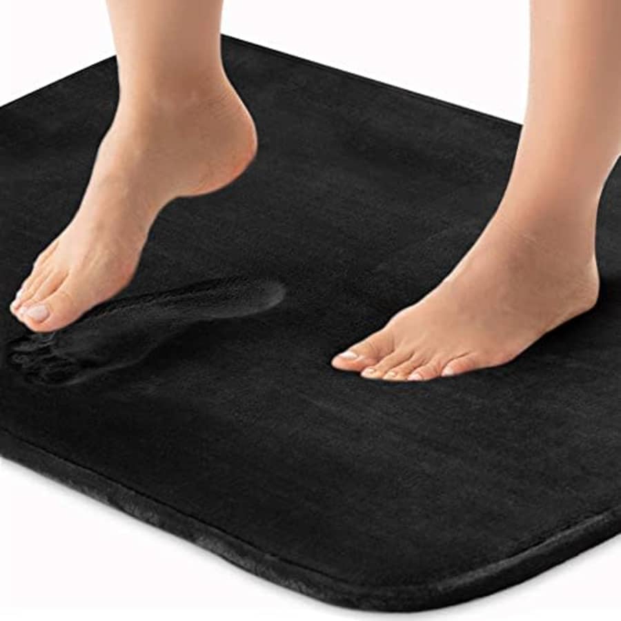 Gorilla Grip Thick Memory Foam Bath Rug, Soft Absorbent Luxury Mats, 42x24, Plush Velvet Topside, for $43 Gorilla Grip Thick Memory Foam Bath Rug, Soft Absorbent Luxury Mats, 42x24, Plush Velvet Topside, for $43