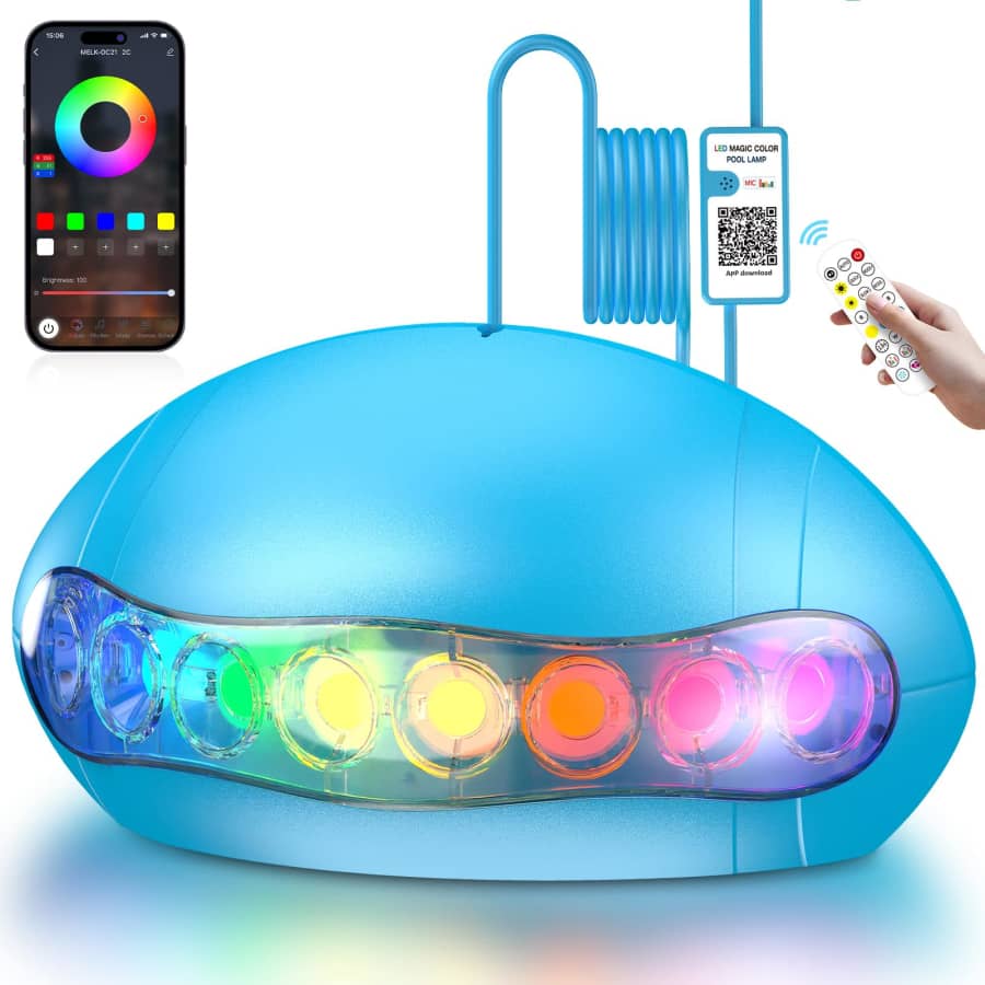 18W LED Pool Light for $19