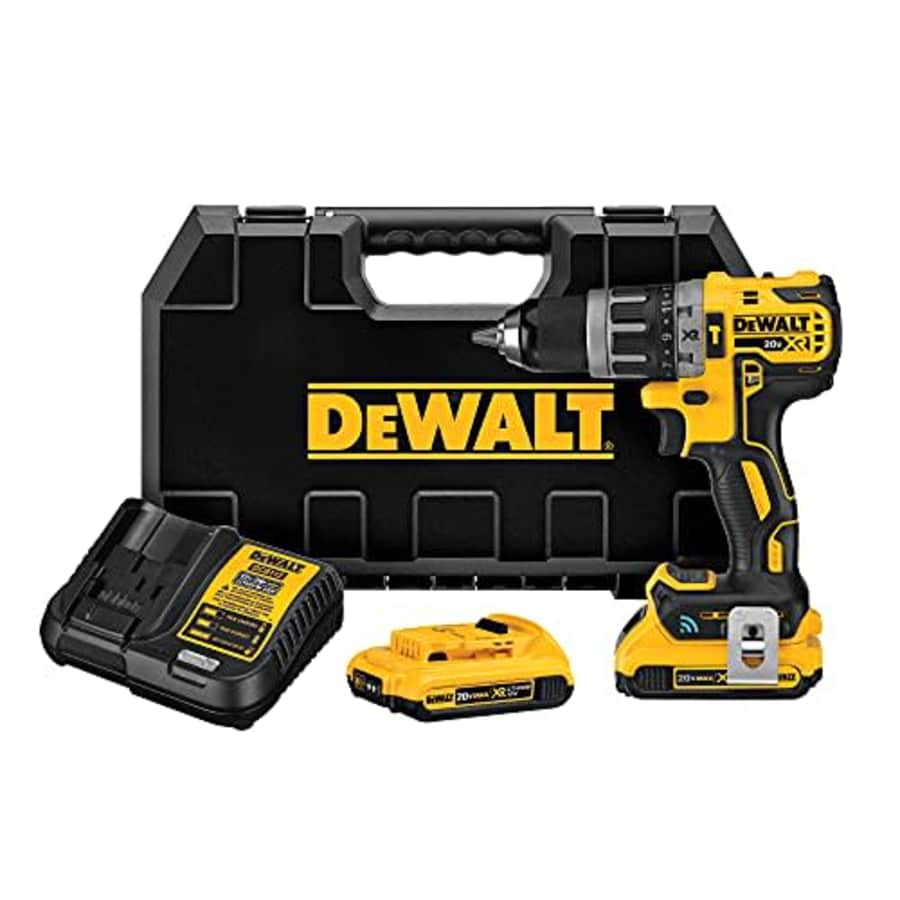 DEWALT 20V MAX XR Hammer Drill Kit, Tool Connect Bluetooth (DCD797D2) for $340 DEWALT 20V MAX XR Hammer Drill Kit, Tool Connect Bluetooth (DCD797D2) for $340