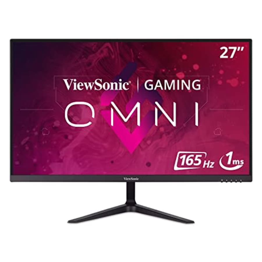 ViewSonic Omni VX2718-P-MHD 27 Inch 1080p 1ms 165Hz Gaming Monitor with AMD FreeSync Premium, Eye for $90