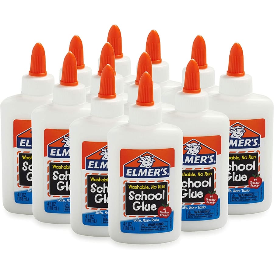 Elmer's 4-oz. Washable Liquid School Glue 12-Pack for $20