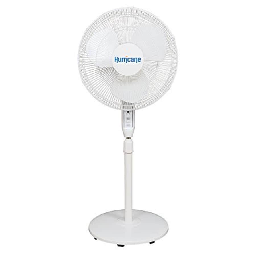 Hurricane Pedestal Fan - 16 Inch, Supreme Series, 90 Degree Oscillation With Remote Control, 3 for $42 Hurricane Pedestal Fan - 16 Inch, Supreme Series, 90 Degree Oscillation With Remote Control, 3 for $42