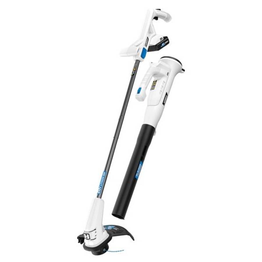 Hart 20V 10" String Trimmer / Bazooka Blower Combo Kit for $128