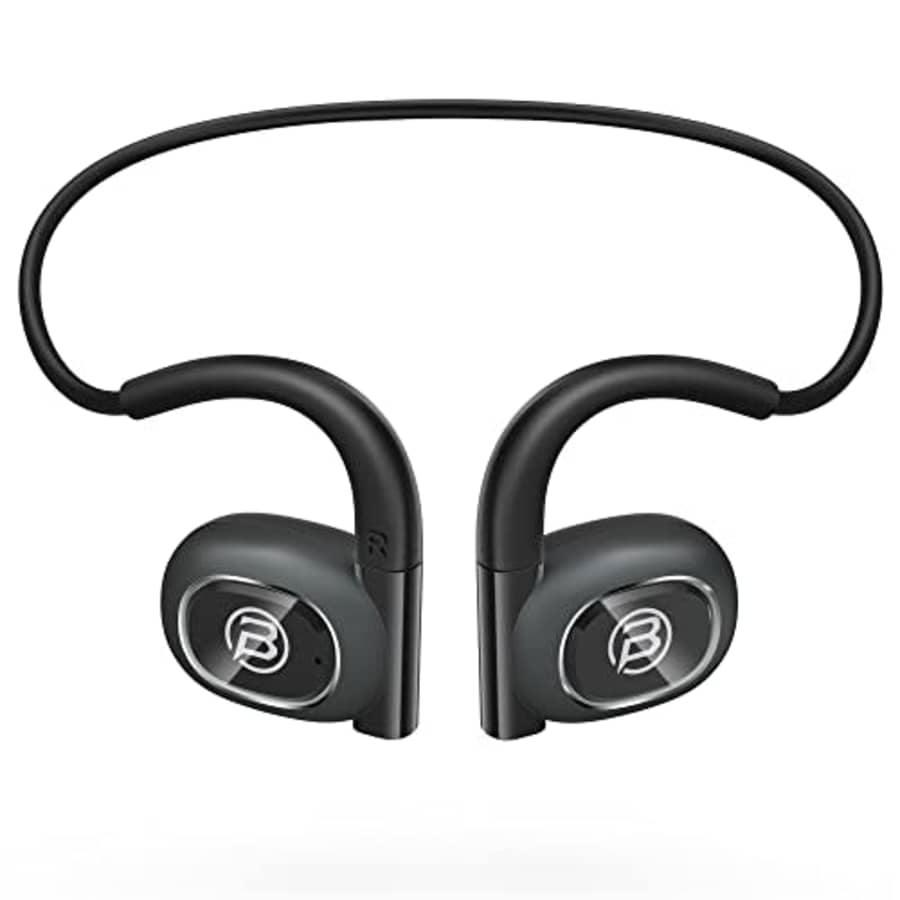 BUGANI Open Ear Headphones Wireless Bluetooth, Lightweight Waterproof Air Conduction Headphones, for $37