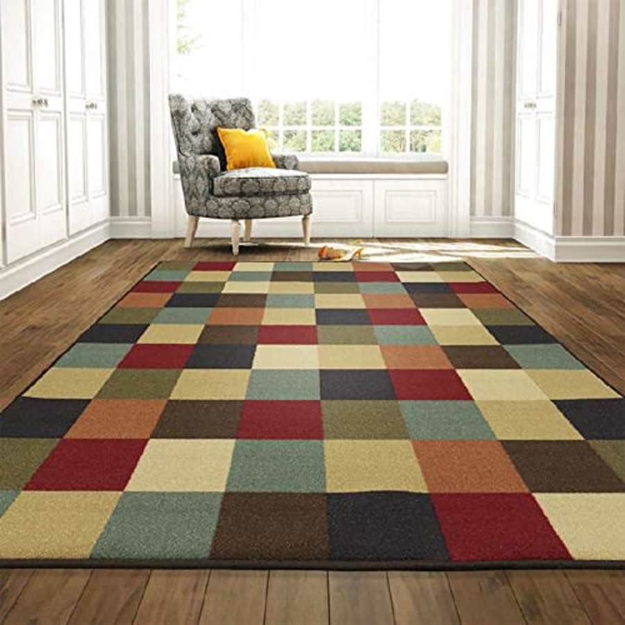 Ottomanson OTH2079-5X7 Ottohome Collection Contemporary Design Modern Area Rug Skid (Non-Slip) for $38