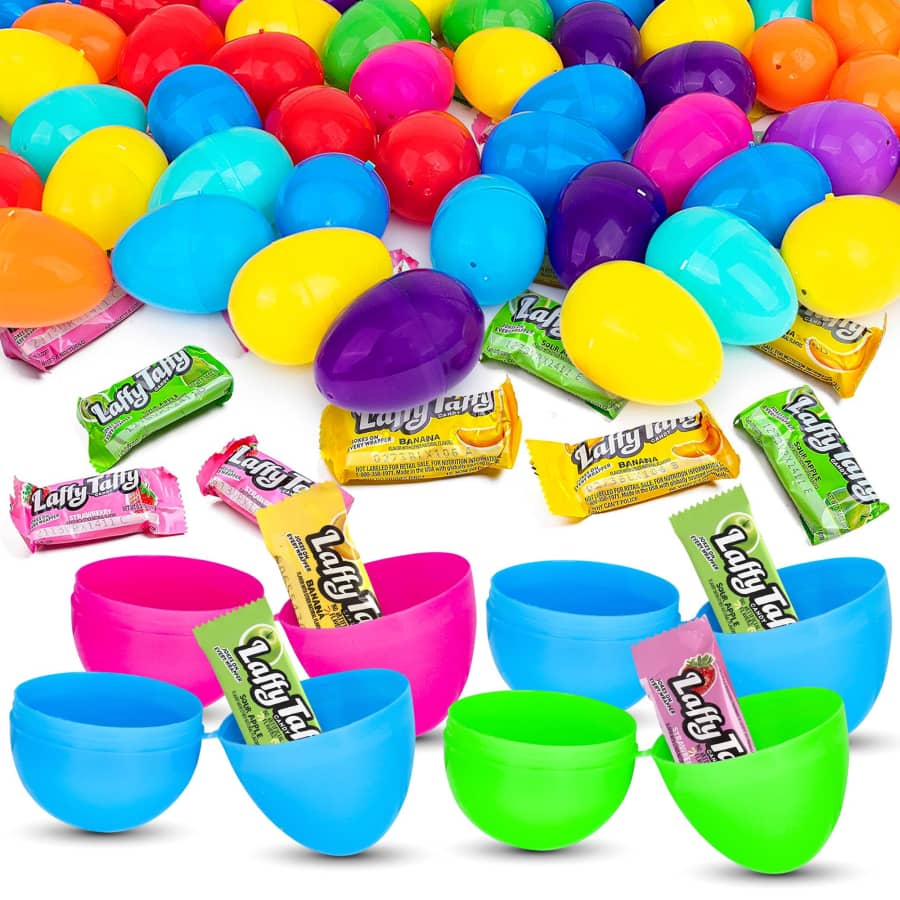 Candy Filled Plastic Easter Eggs 24-Pack for $15 Candy Filled Plastic Easter Eggs 24-Pack for $15
