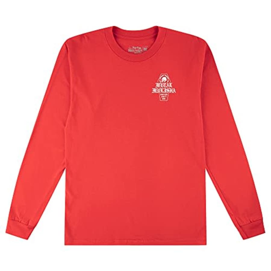 Metal Mulisha Men's Remnant Long Sleeve T-Shirt, Red, Large for $25