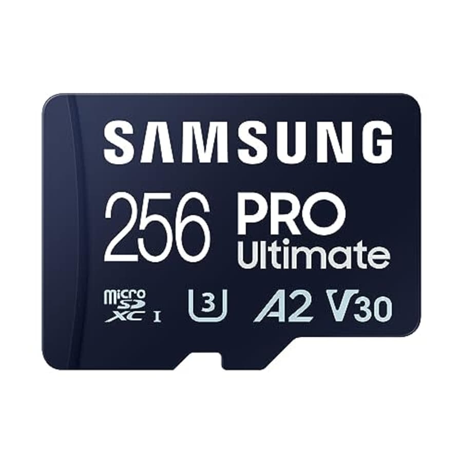 Samsung PRO Ultimate 256GB microSD Memory Card + Adapter for $28 Samsung PRO Ultimate 256GB microSD Memory Card + Adapter for $28