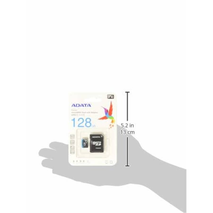 ADATA Premier 128GB MicroSDHC/SDXC UHS-I Class 10 V10 A1 Memory Card with Adapter Read up to 100 for $18 ADATA Premier 128GB MicroSDHC/SDXC UHS-I Class 10 V10 A1 Memory Card with Adapter Read up to 100 for $18
