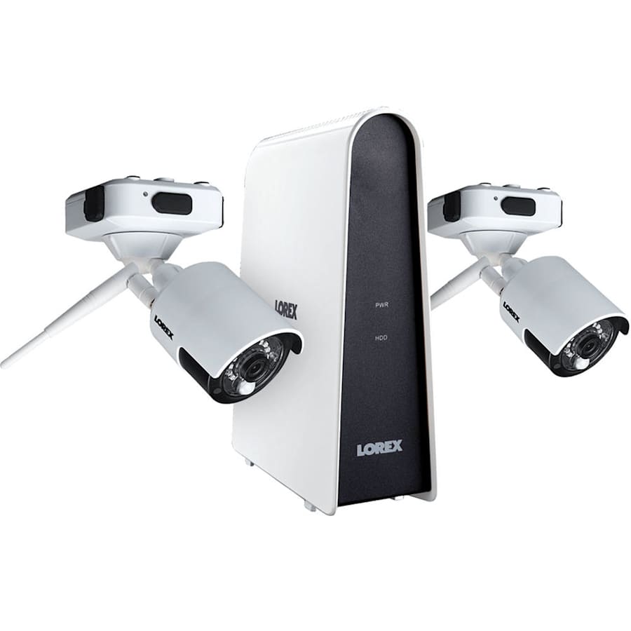 Lorex 6-Ch. 2-Camera 1080p Wireless DVR Security System for $100 Lorex 6-Ch. 2-Camera 1080p Wireless DVR Security System for $100