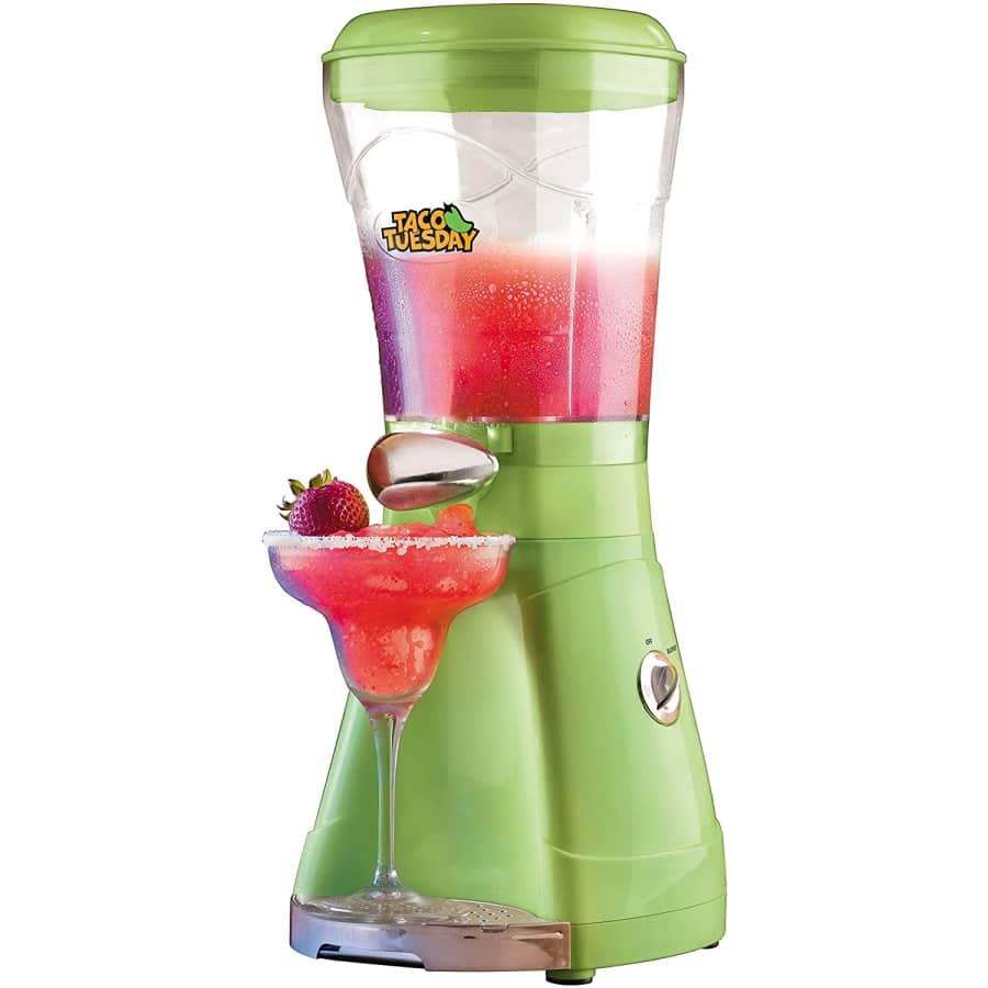 Nostalgia Taco Tuesday 64-Oz. Frozen Margarita & Slush Blender for $60 Nostalgia Taco Tuesday 64-Oz. Frozen Margarita & Slush Blender for $60