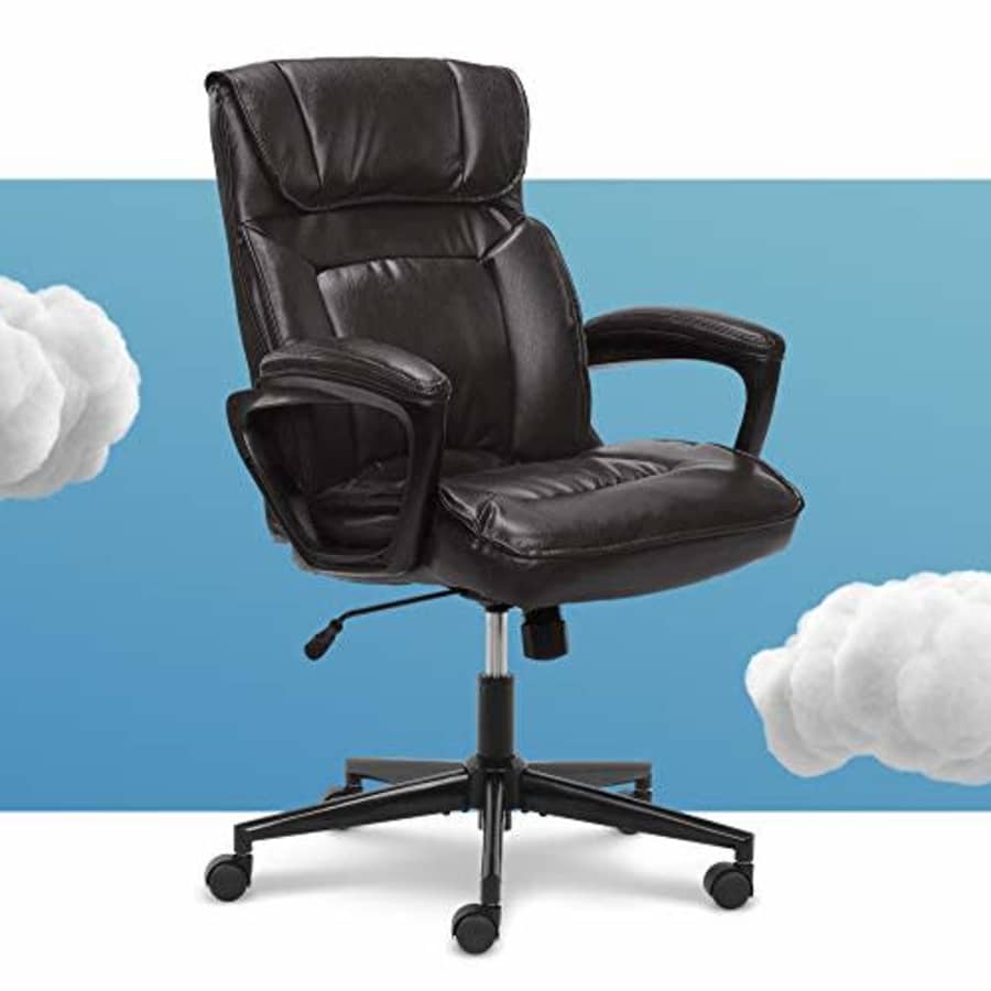 Serta Hannah Microfiber Office Chair with Headrest Pillow, Adjustable Ergonomic with Lumbar for $165 Serta Hannah Microfiber Office Chair with Headrest Pillow, Adjustable Ergonomic with Lumbar for $165