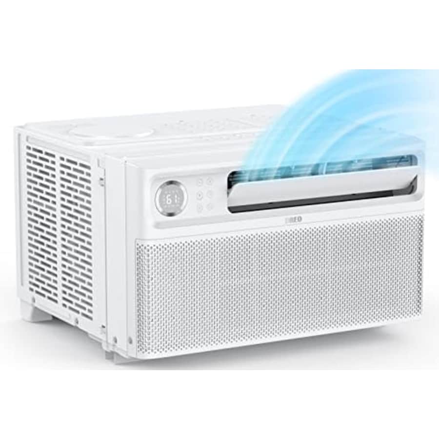 Dreo Window Air Conditioner, 8000 BTU U-Shaped Inverter AC Unit, Cools Up to 350 sq ft, 42db Ultra for $400 Dreo Window Air Conditioner, 8000 BTU U-Shaped Inverter AC Unit, Cools Up to 350 sq ft, 42db Ultra for $400
